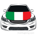 La coupe du monde drapeau de l&#39;italie drapeau de capot de voiture 100*150 cm drapeau de capot de l&#39;italie